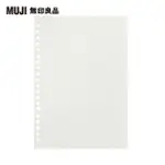 【MUJI 無印良品】自由組合活頁筆記本內頁/20孔.A5.2MM方格