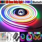 1M 5M 10M 20M RGBIC LED Neon Strip Lights Bluetooth Music APP DC 12V Sign Home