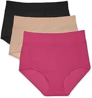 [Warner's] Women's Blissful Benefits Dig-Free Microfiber Brief 3-Pack