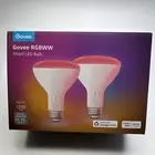 Govee RGBWW Smart LED Light Bulbs 1200 Lm Dimmable BR30 Color Changing (2 Pack)