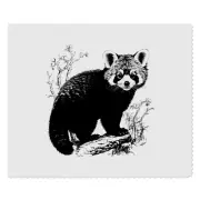 2 x 'Red Panda' Microfibre Lens / Glasses Cleaning Cloths (LC00023884)