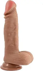 Realistic Dildo for Beginners Lifelike Huge Silicone Dildo, with Strong Suction Cup for Hands-Free Play, Realistic Penis for G-Spot Stimulation Dildos Anal Sex Toys for Women and Couple 7.3 "