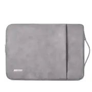 MCC MacBook Air Pro 13-inch 13.3" 13.6" 13" Frosted Sleeve Front Pocket Case Bag Apple [Grey]