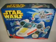 STAR WARS Jedi Force Luke's X-Wing Fighter Playskool EBAY EXCLUSIVE FIGURE NEW