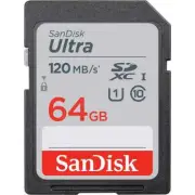 SanDisk Ultra SDXC From 64 GB up To 120 MB/S Class 10 UHS-I