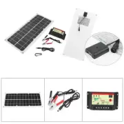 12V 10W Watt Solar Panel Controller Battery Charger Kit Semi Flexible
