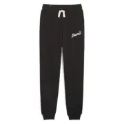 Puma Essentials Script Pants Youth Girls Black Casual Athletic Bottoms 67940701