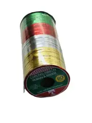 Christmas House Multicolor Curling Ribbon. Each Color 3.16x240”. 80 Ft.