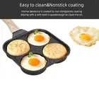 Egg Frying Pan Egg Skillet Long Handle Breakfast Maker for Bacon Plett Steak