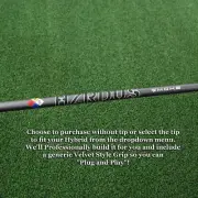 Project X HZRDUS Smoke Black Hybrid Shaft 80g 5.5 Regular No Tip OR w/Tip&Grip