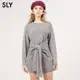 SLY【N8356-805】綁帶造型針織洋裝(2色)