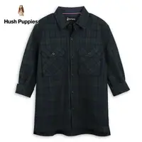 在飛比找Yahoo奇摩購物中心優惠-Hush Puppies 襯衫 男裝美式經典格紋七分袖貼袋襯