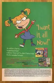 1997 Lunchables/Rugrats Vintage Print Ad/Poster Nickelodeon Angelica 90s Kids