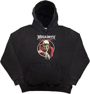 [Megadeth] Unisex Adult Black Friday Back Print Stone Wash Hoodie