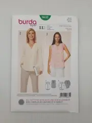 Burda Sewing Pattern 6632 Women's Blouse Pattern Size US 8-18 EUR 34-44 NEW