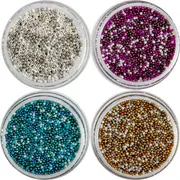 Urban Crafter Micro Beads 4pk 22.6g Four jars of microbeads