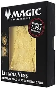 Fanattik Magic The Gathering Precious Metal Collectibles 24K - Liliana