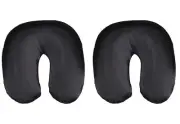 TWO NEW iJoy U Neck Support Travel Cervical Pillow - Micro Foam Beads - 2 Pillow