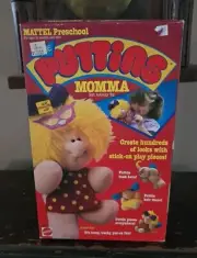 Vintage Mattel Preschool Plush Puttins Family Momma Mother 1986 Sealed MiSB CPK