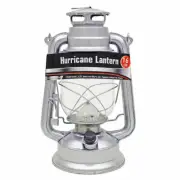 Emergency Hurricane Lantern 16 LED Dimmer Switch Camping Outdoor Lamp Home Silvr