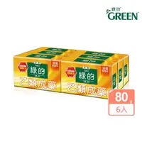 在飛比找momo購物網優惠-即期品【Green 綠的】藥皂消毒殺菌6入_乙類成藥80g/