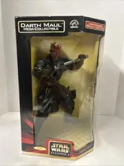 NEW 1999 Applause Star Wars Darth Maul Mega Collectible Statue Figure Sealed Box