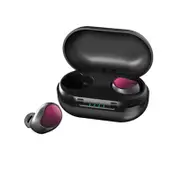 [Truly Wireless] T10 bluetooth 5.0 Earphone Stereo Sound TWS IPX6 Waterproof CVC 8.0 Noise Reduction RED COLOR