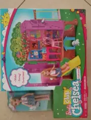 Barbie Club Chelsea Treehouse Playset 5-Fun Zones with a Doll & Puppy