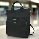 Kate Spade Sam Ksnyl Nylon Convertible Backpack Black Travel Commuter Tote