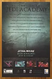 2003 Star Wars Jedi Knight Jedi Academy Xbox Print Ad/Poster Official Promo Art