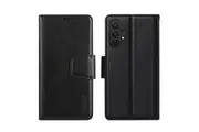 ZUSLAB Galaxy A32 Case, 5G Hanman Leather Wallet Card Case Cover for Samsung (2021) - Black