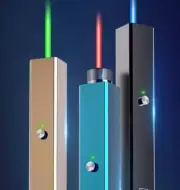 Green Blue Red Purple Laser Pointer Pen USB C Rechargeable Built-in Battery