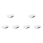 30x Lemon & Lime 1L Rectangle Simple Fresh Food Storage Reusable Container Clear