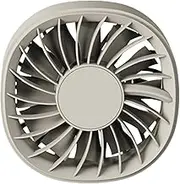 Electric Car Vent Clip Fan - Hot Weather Cooling Device | LED Light-Equipped Vehicle Fan with 3 Wind Speeds