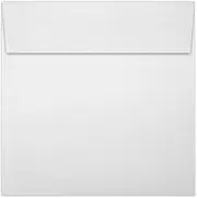 LUXPaper Square Invitation Envelopes | Peel & Press | 6 1/4" x 6 1/4" | Bright White | 70lb. Text | 50 Qty