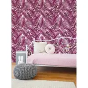 Jungle Big Leaves Tropical Removable Wallpaper Monstera Exotic Leaf Mural