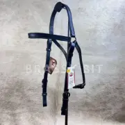 Ken McNabb Black Leather Trail Headstall