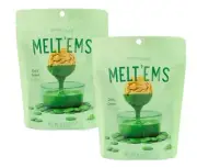 SweetShop DARK GREEN Candy Melts Melt'ems Wafers Mold Dip Drizzle Pops 12oz 2 Pk