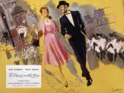 To Paris With Love poster Odile Versois Alec Guinness 1955 Old Movie Photo
