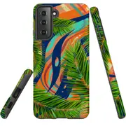 For Samsung Galaxy S22+ Plus Case, Armour Cover, Leaves
