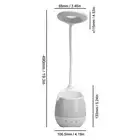 Led Touch Table Lamp With Pen Container Bt Speaker Rgb Night Light For Study ESY