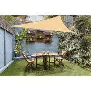 6x6x6M UV Block Shade Sail ShadeCloth Waterproof Sun Canopy Triangle