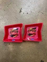 2 Lightning McQueen plastic bowls Zak! Designs