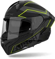 Airoh Matryx Sentinel Helmet, black-grey-yellow, Size M for Men Black Grey Yellow
