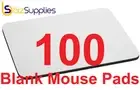 100x Blank Mouse Pads/Mats for Dye Sublimation Heat Transfer Printing (Small)