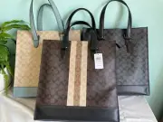 Coach Graham Structured Tote in Signature Coated Canvas (You Pick)