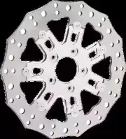 AN Floating Fr Brake Rotor 11.8in 7 Valve Chrome Electra Glide 08-12