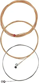 TEMPNAP Folk Guitar Accessories 6pcs Acoustic Strings Music Instrument Strings for Guitars Replacement Kit