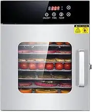 TT-YED 400W Food Dehydrator, Food Dryer with Temperature Control, 24-Hour Timer, 6-10 Layers Stainless Steel Tray, Fruit, Mushroom Dehydrator, Food Dryer,6th floor