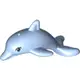 LEGO零件 海豚 (圓眼睛) 動物 13392pb04 亮藍色【必買站】樂高零件